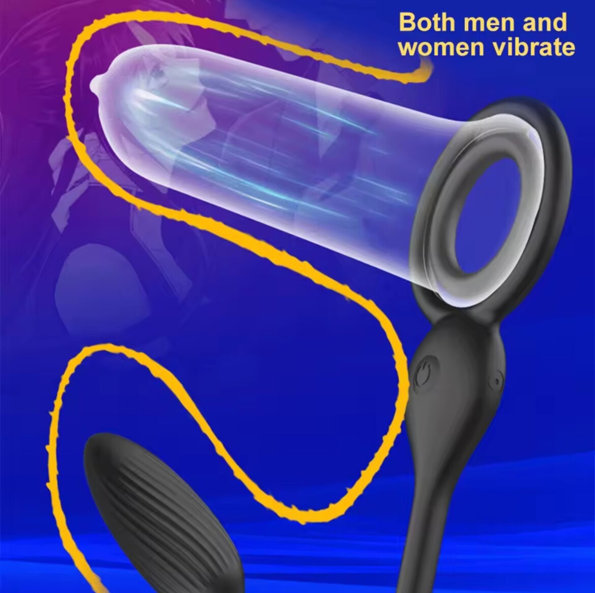 Consolador vibrador anal - 2