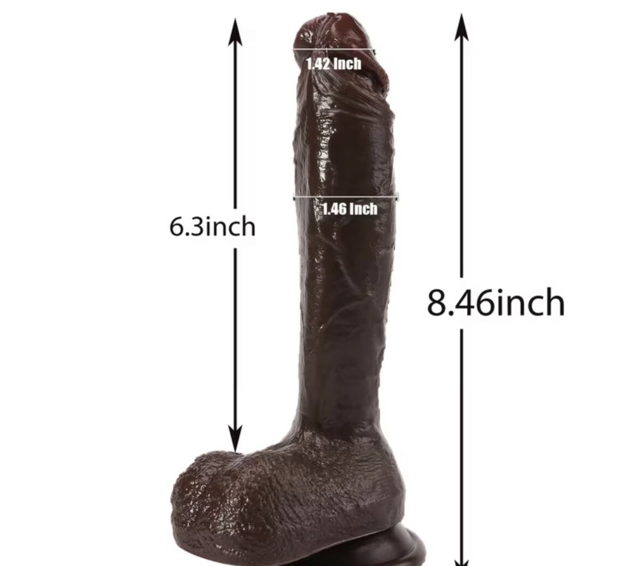 Consolador venoso 22 cm - 2