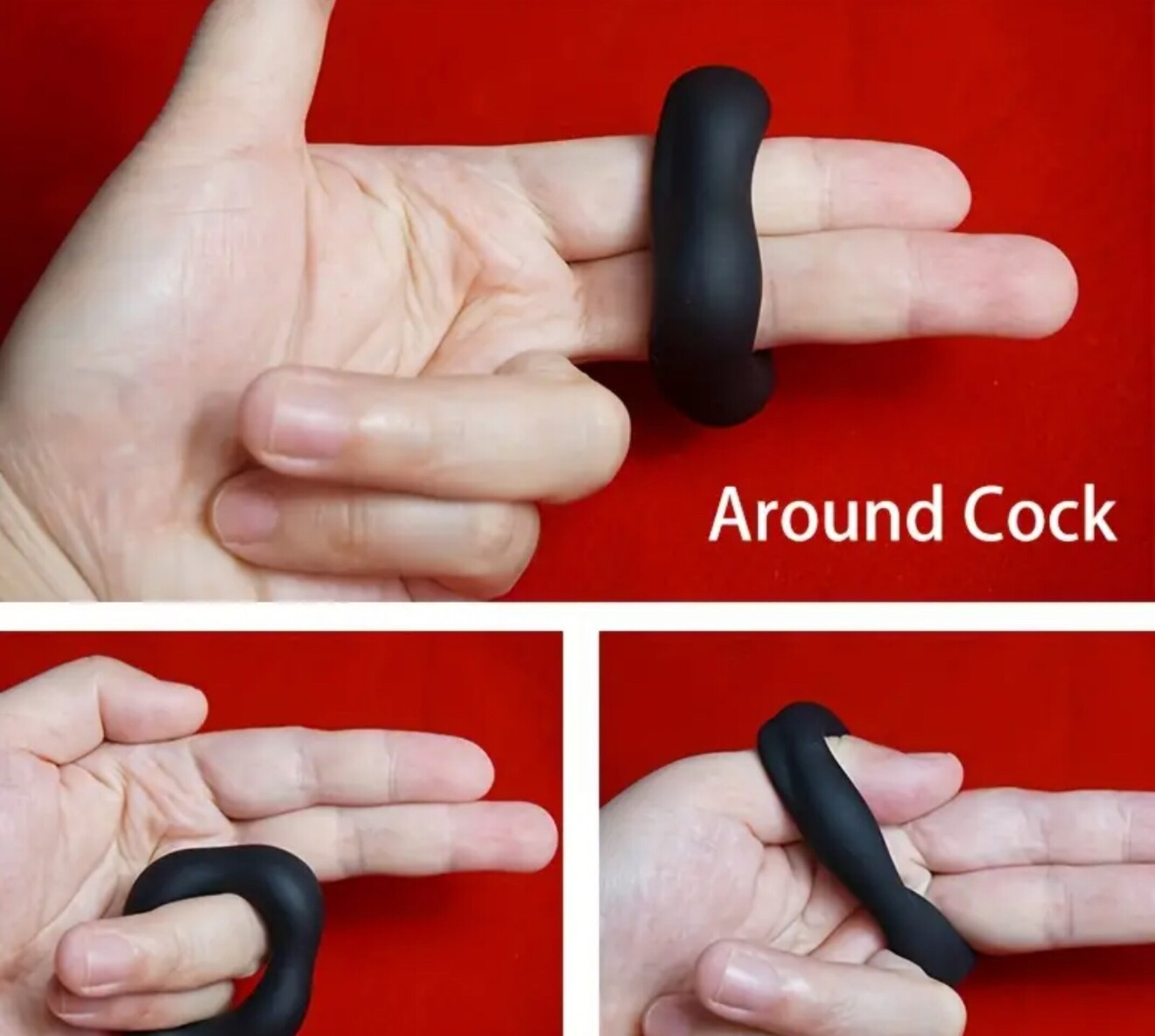 Anillo para pene de silicona - 3