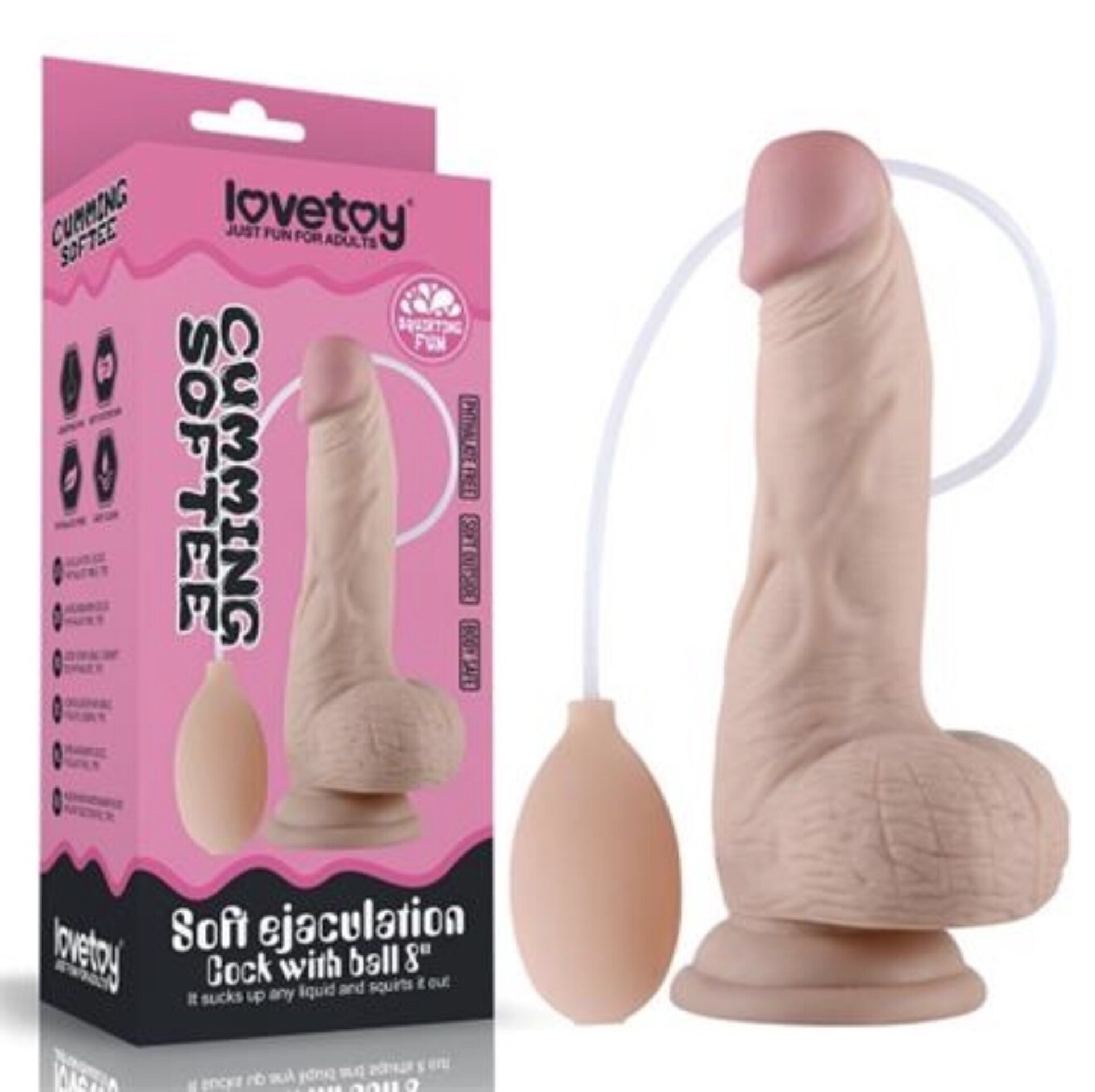 Dildo divertido realista 21cm - 1