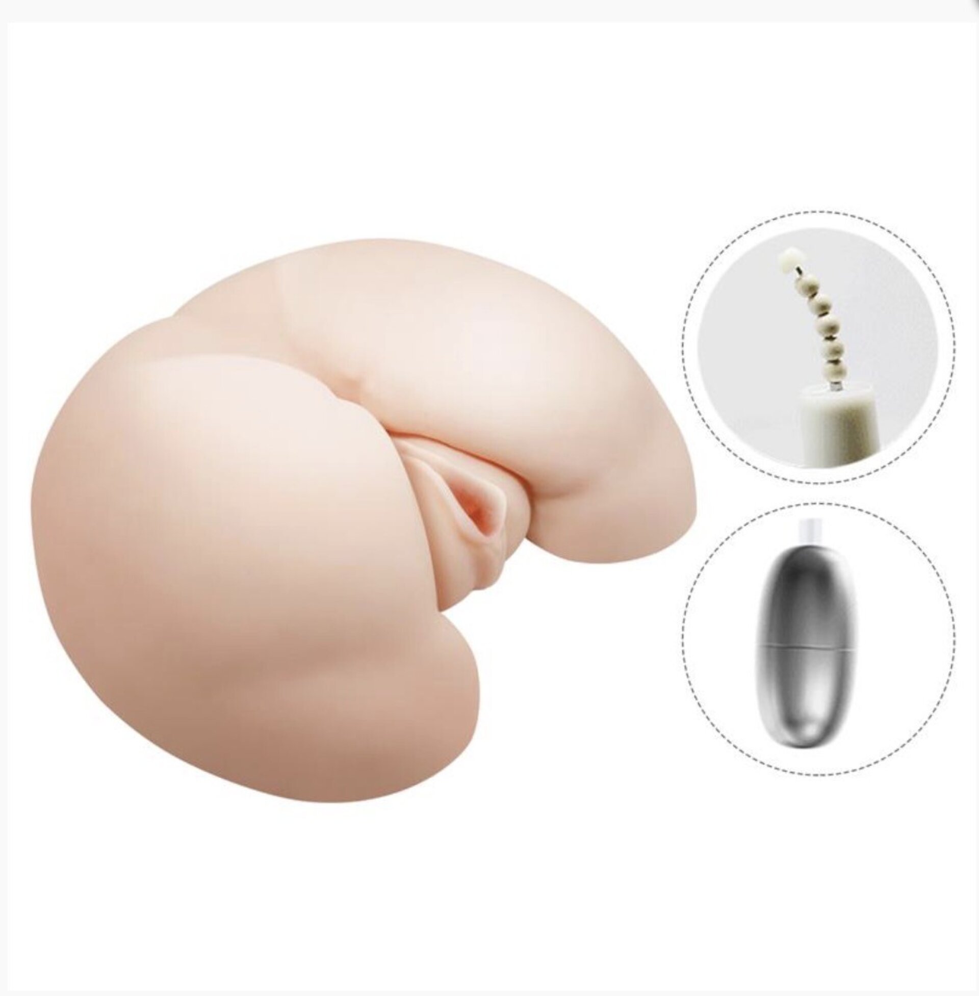 Masturbador masculino, totalmente realista - 1