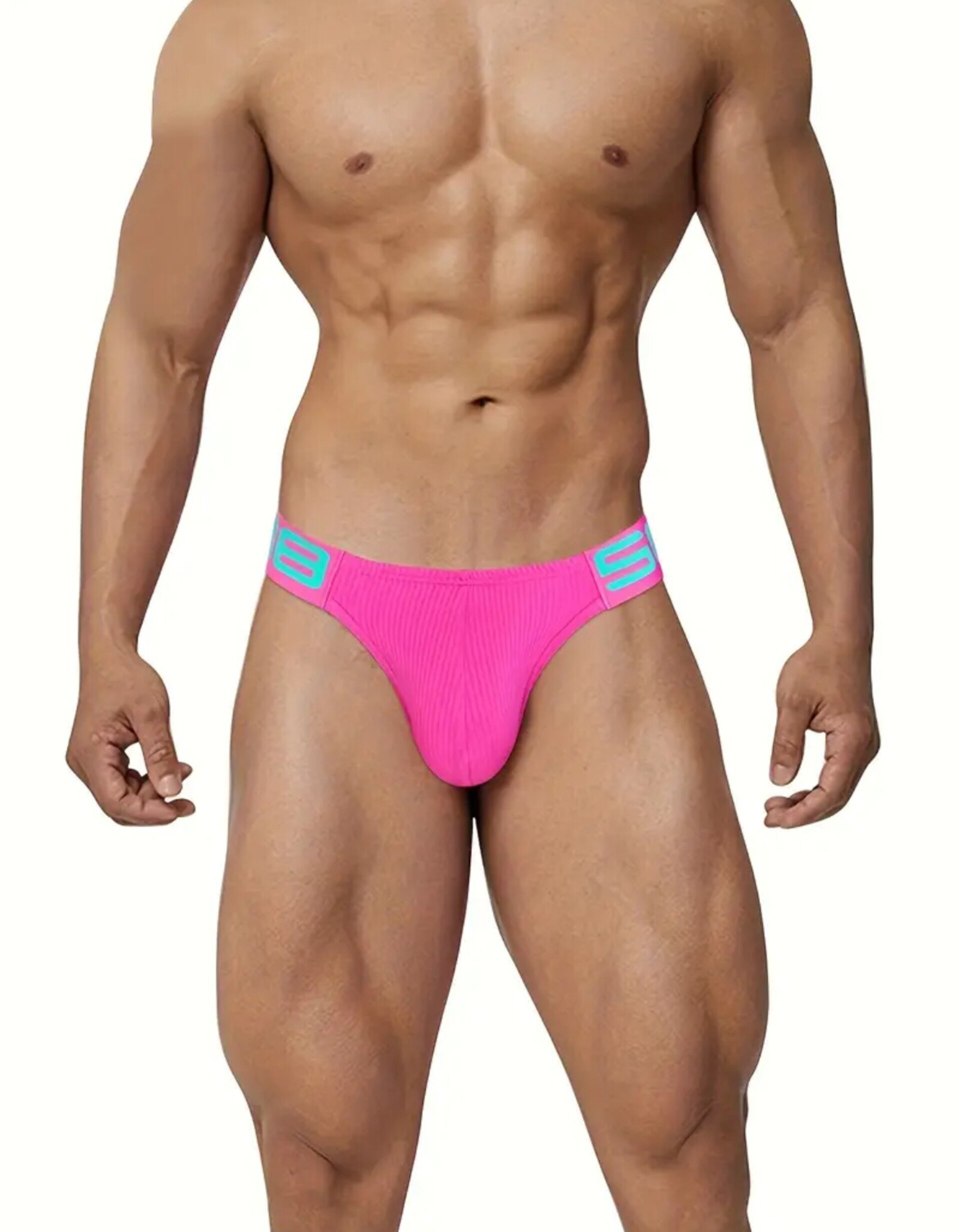 Calzoncillo elástico rosa - 1