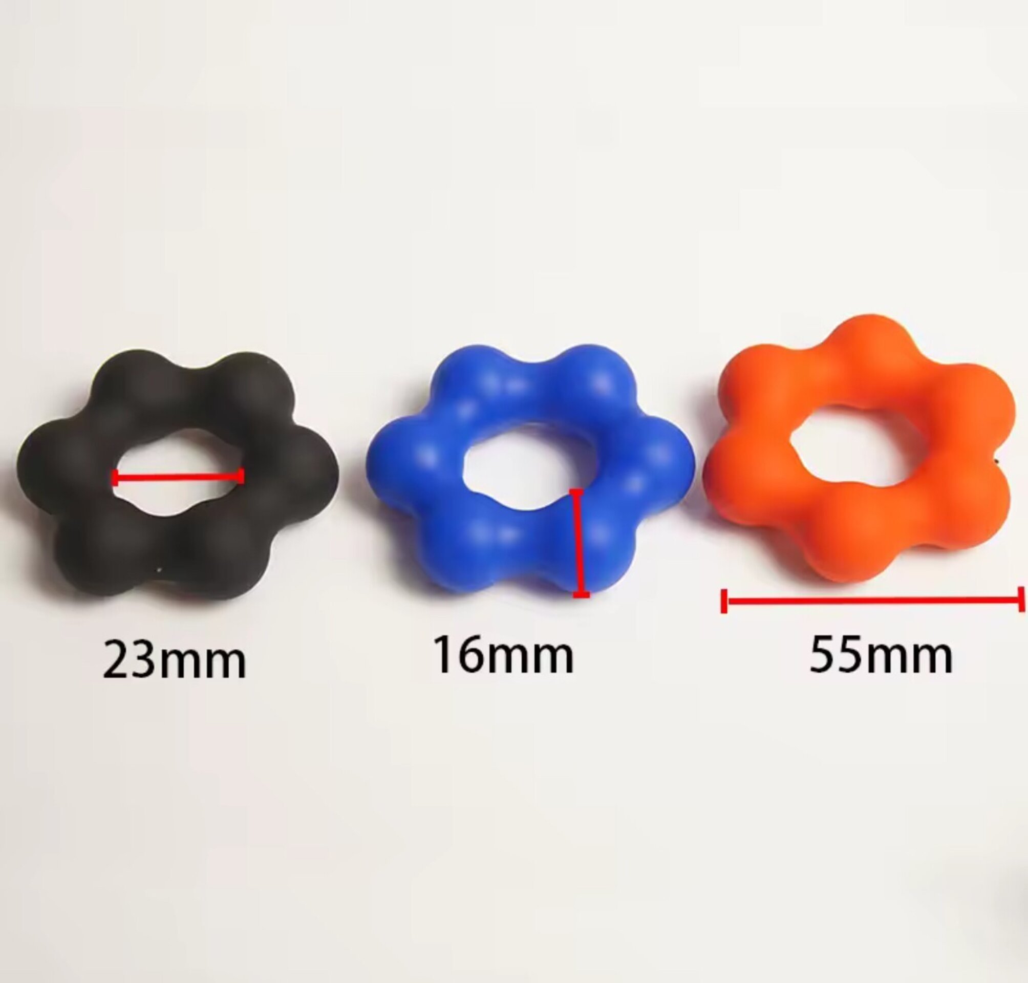 Anillo para pene de silicona - 4