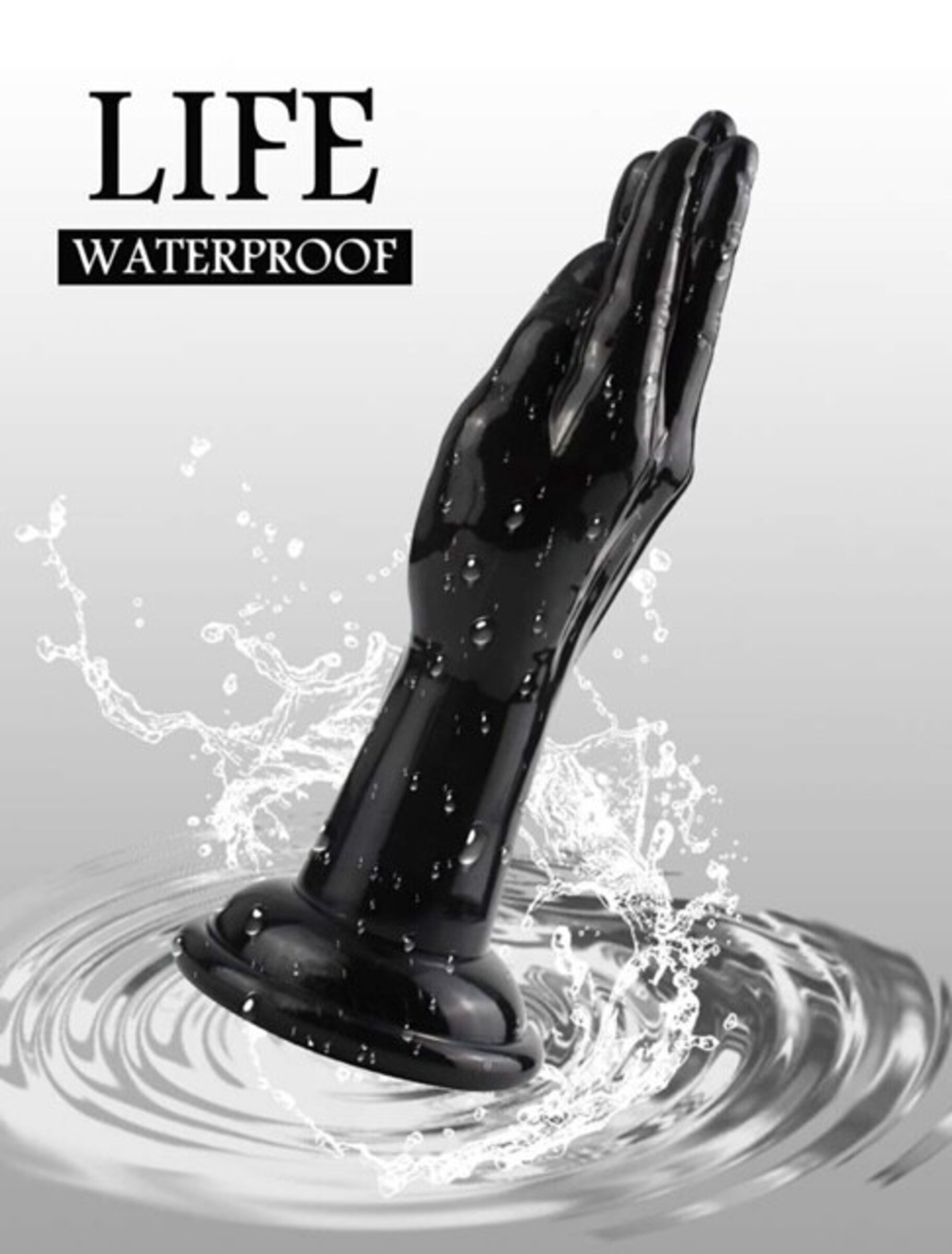 Pene consolador realista , dildo mano.