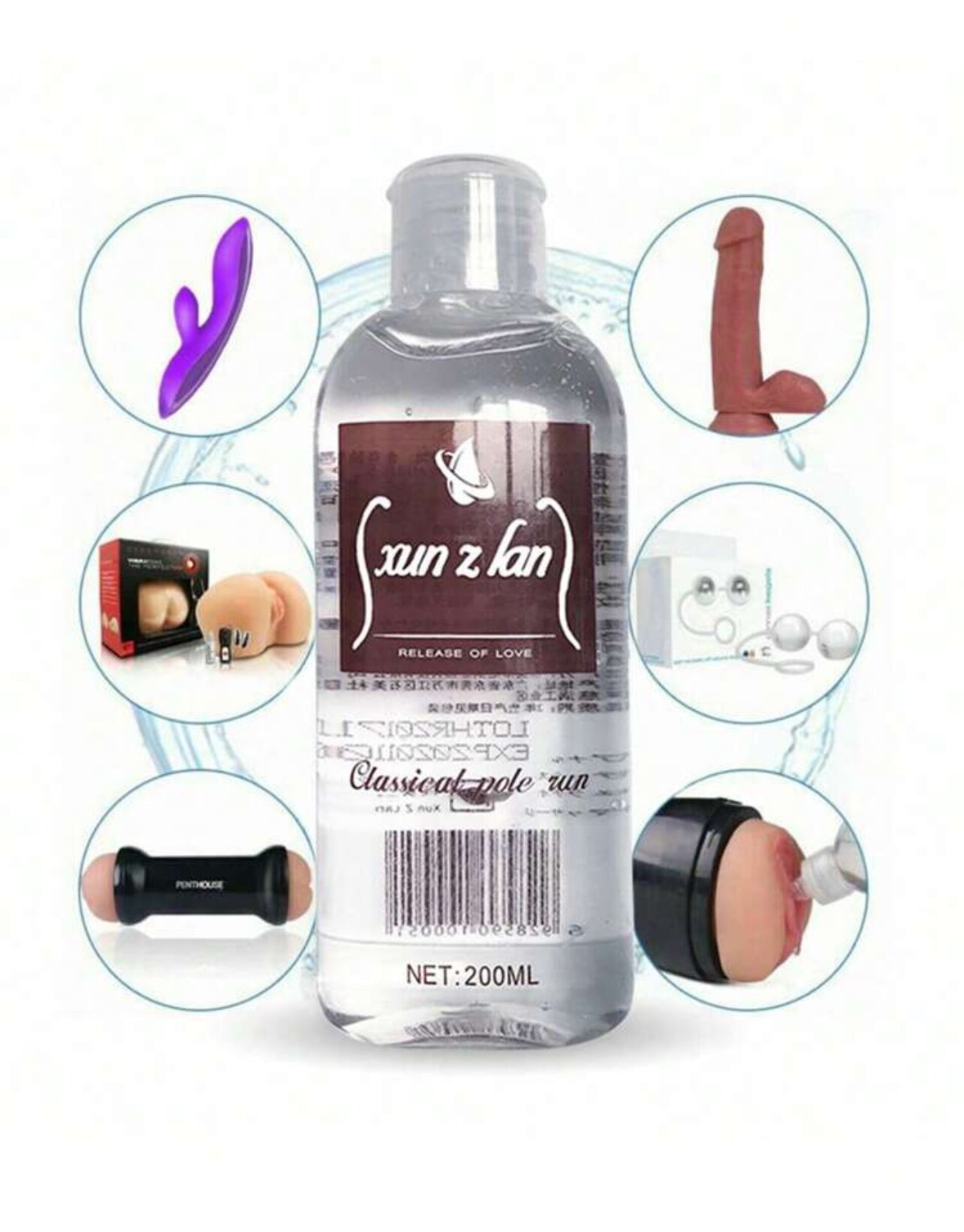 Lubricante base de agua  excitador - 1