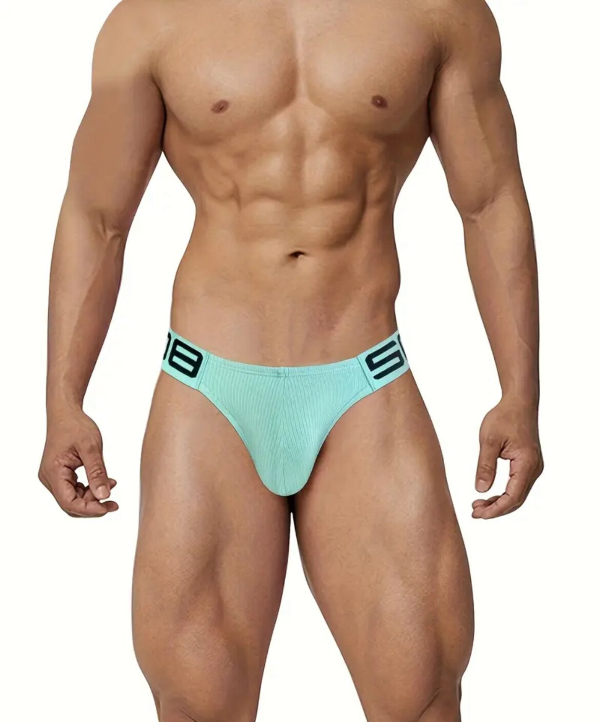 Calzoncillo triangular elástico azul - 1