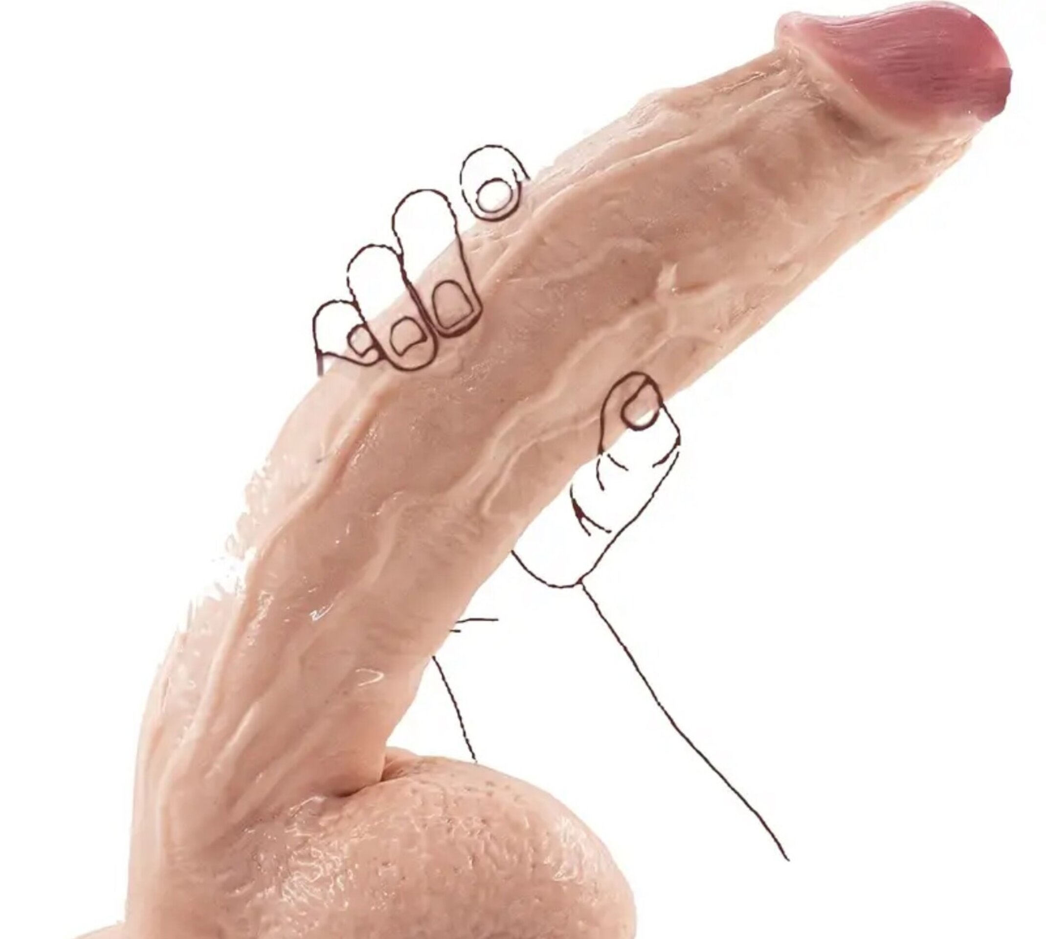 Dildo de 31 cm - 1